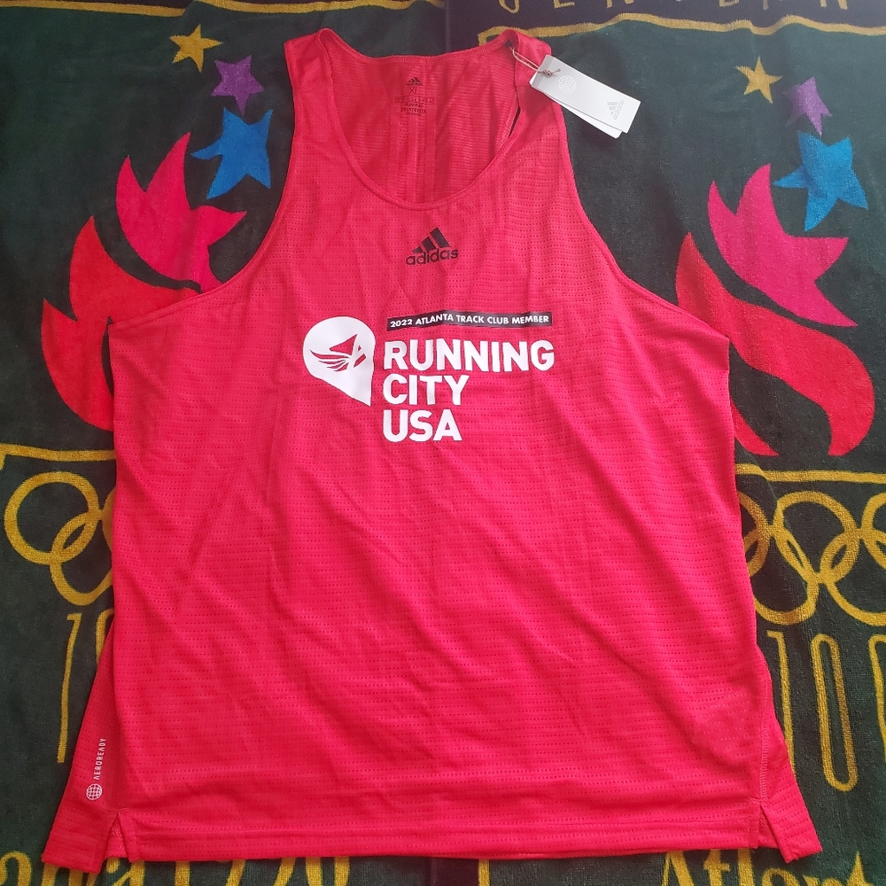Mens Atlanta Track Club member runners mesh shirt